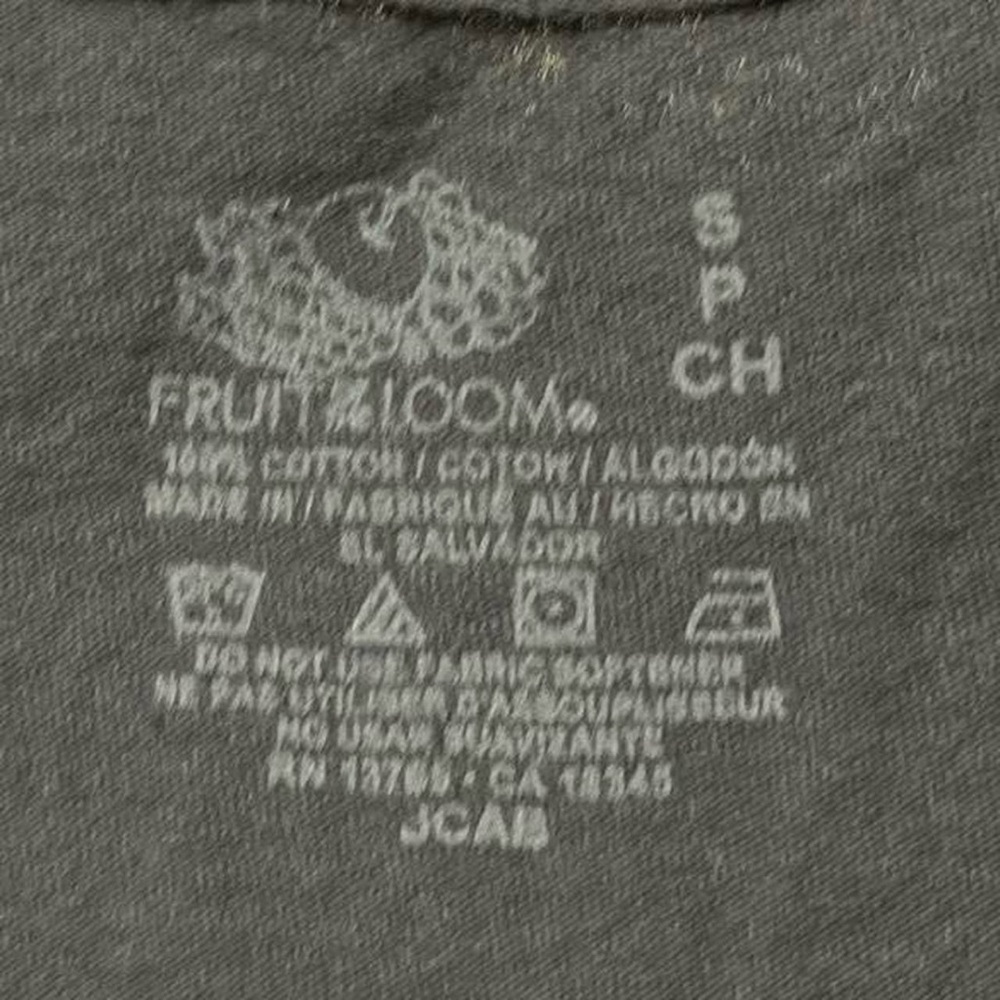 plain Blank black Fruit of the Loom short sleeve crewneck casual work T-shirt - Picture 3 of 4
